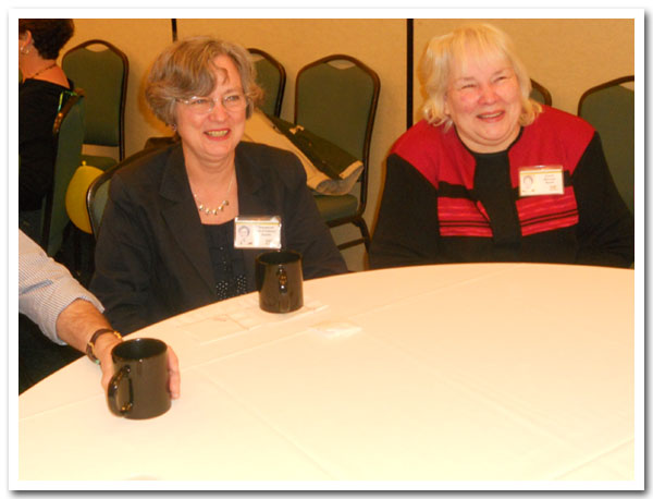 Peggy Smith and Janet Bessa Buell